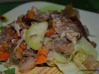 Liempo Sisig with Vegetables Recipe