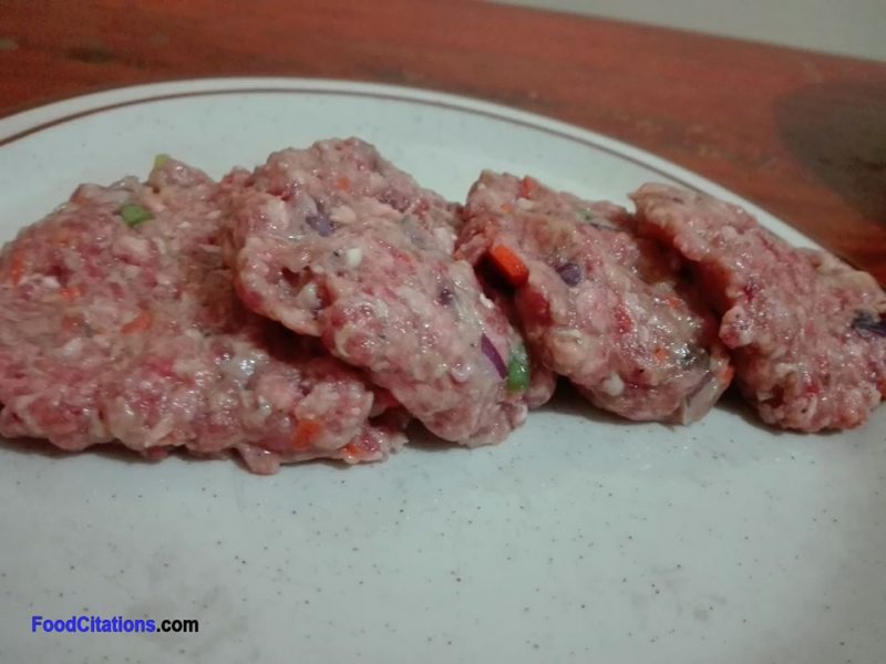 Beef and Pork Burger Patty Recipe