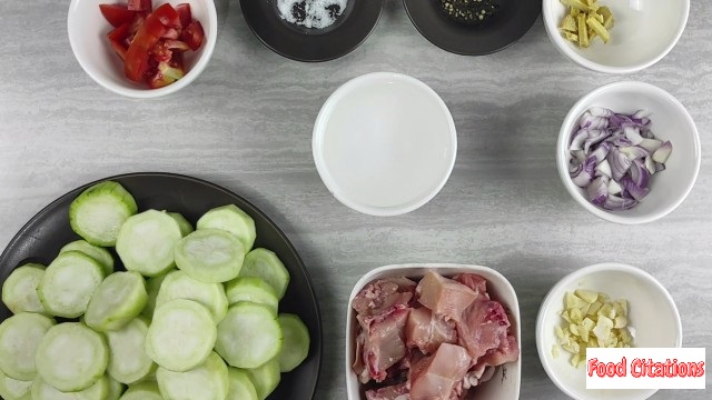 Ginisang Patola Ingredients1
