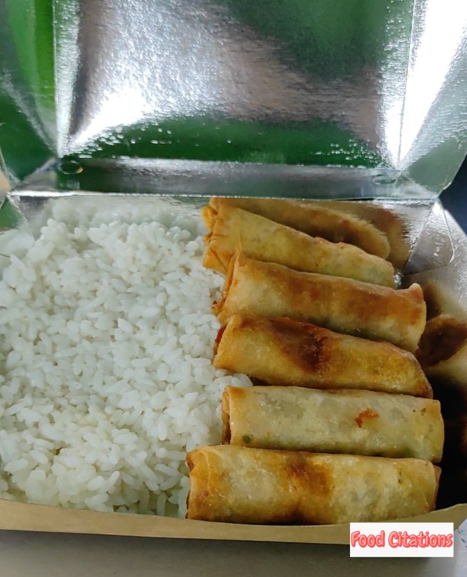 Lumpiang Shanghai with Rice